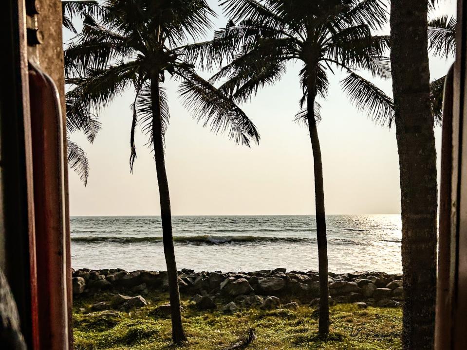 view of beach in sri lanka