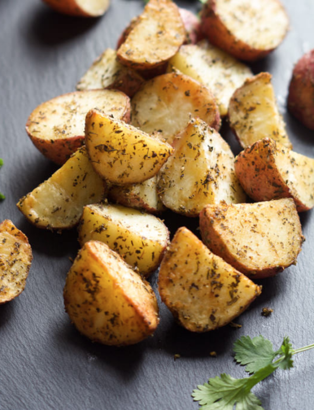 <p>With Salt and Wit</p><p>Tuscan oven-roasted red potatoes are seasoned with herbs you already have in your pantry and will be on the table in under 30 minutes!</p><p><strong>Get the recipe: <a href="https://withsaltandwit.com/simple-tuscan-oven-roasted-red-potatoes/" rel="nofollow noopener" target="_blank" data-ylk="slk:Tuscan Oven-Roasted Red Potatoes;elm:context_link;itc:0;sec:content-canvas" class="link ">Tuscan Oven-Roasted Red Potatoes</a></strong></p>