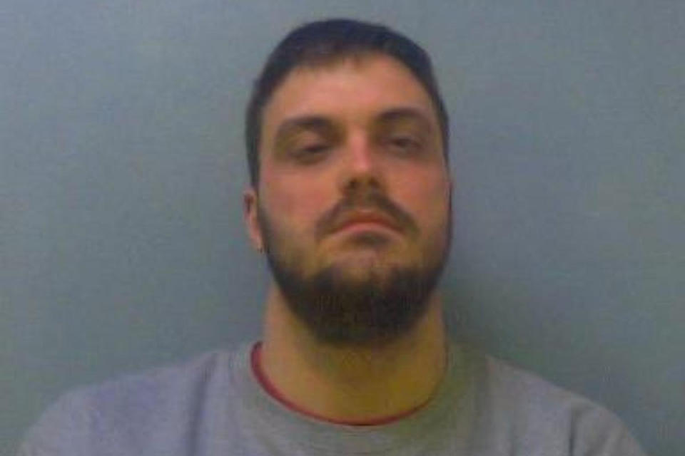 Aron Hicks, 28, was jailed for more than three years. (SWNS)
