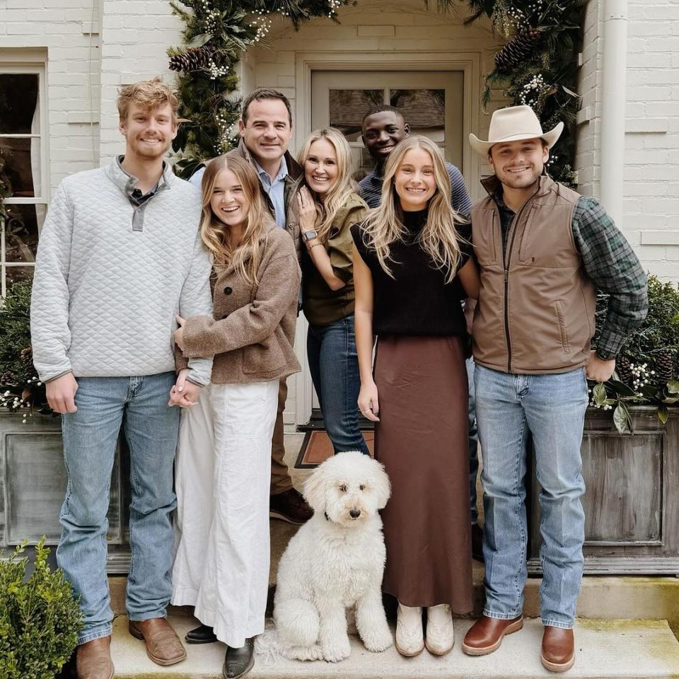 Jennie Allen with her family