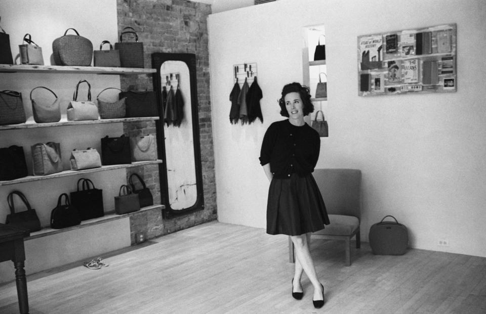 <p>Inside her New York flagship store on May 28, 1996.</p>