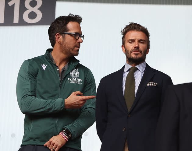 Ryan Reynolds and David Beckham (Photo: Matt Lewis - The FA via Getty Images)