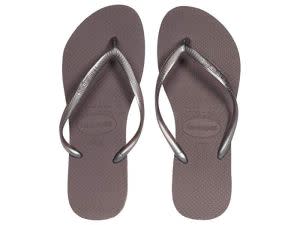 Havaianas Slim Flip Flops (Lilac Announce)