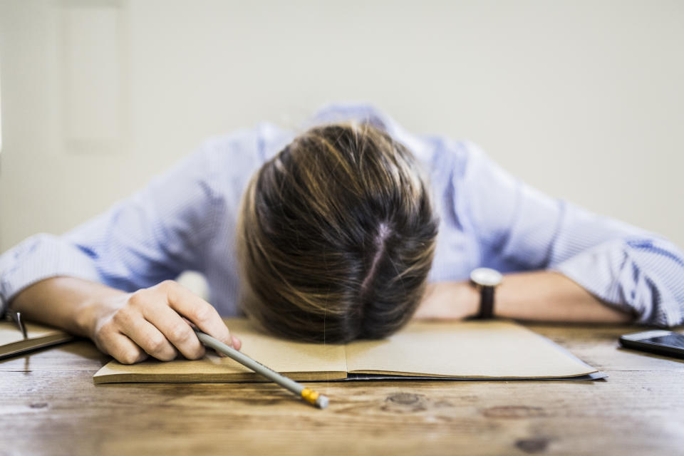 The first day at work is hard. Photo: Getty