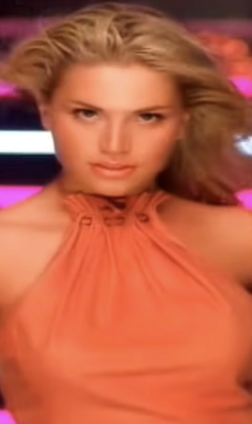 Ford in her "I Wanna Be Bad" music video