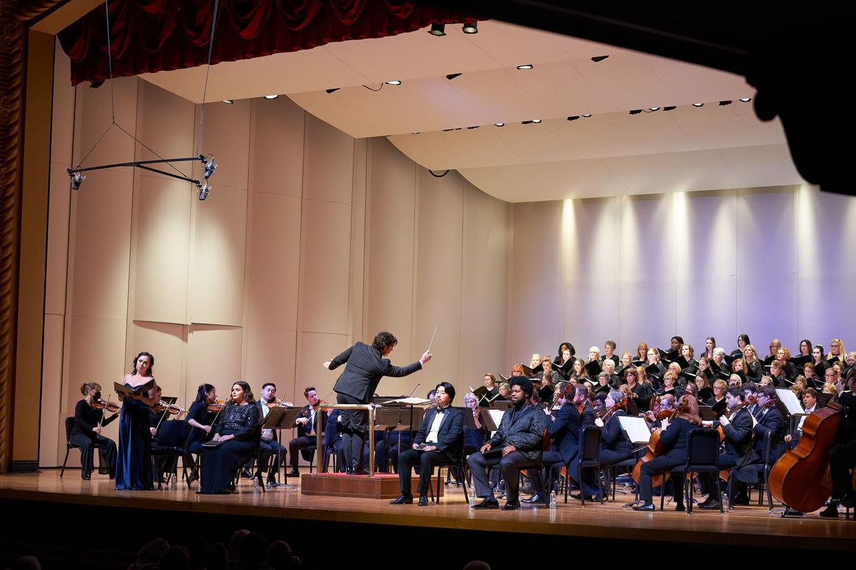 The Evansville Philharmonic Orchestra performs on Sunday, Nov. 13, 2022.