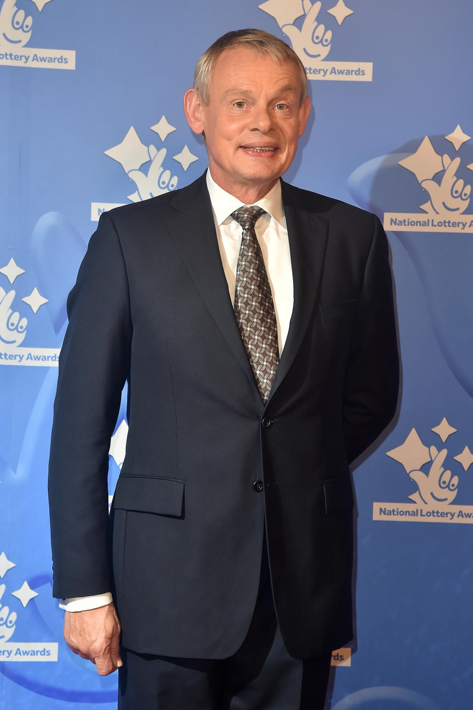 LONDON, ENGLAND - SEPTEMBER 18:  Martin Clunes arriving at The National Lottery Awards 2017 at The London Studios on September 18, 2017 in London, England.  (Photo by HGL/WireImage)