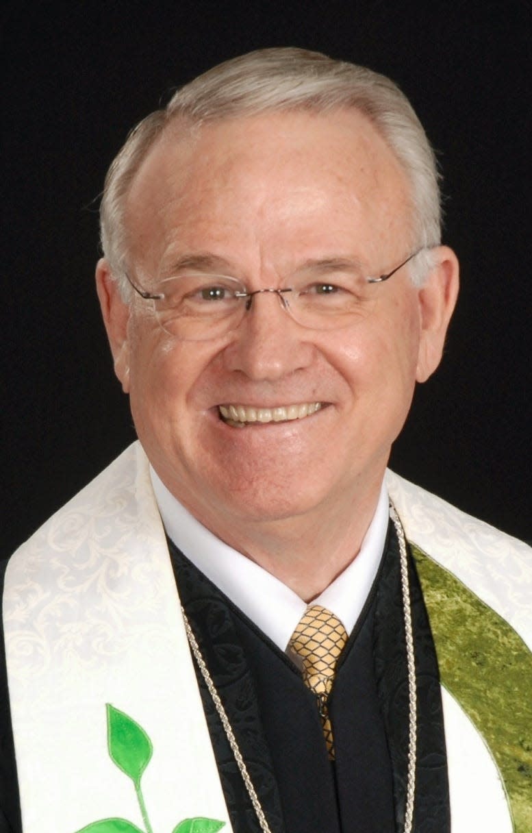 Rev. Ray Belford, pastor of Shawnee First Christian Church (Disciples of Christ)