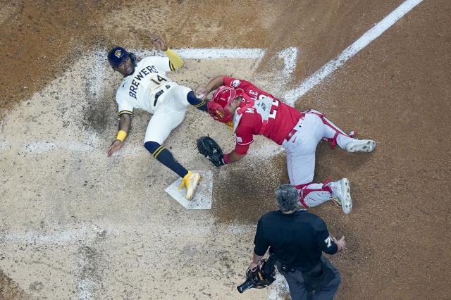 Milwaukee Brewers Catcher Extends Hitting Streak To Career High 10 Games