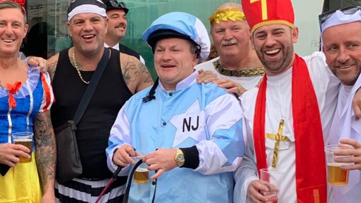 Hatton's outfit raised eyebrows in Benidorm 