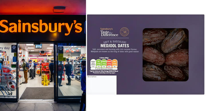 Sainsbury’s has recalled its Taste the Difference Medjool dates over concerns they were tainted. (Getty Images)