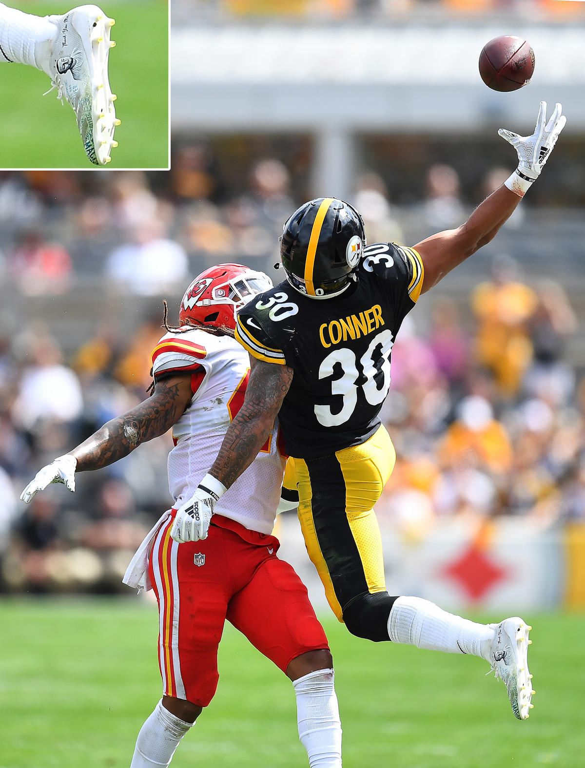 James Conner honors Mac Miller with awesome custom cleats (Photo)