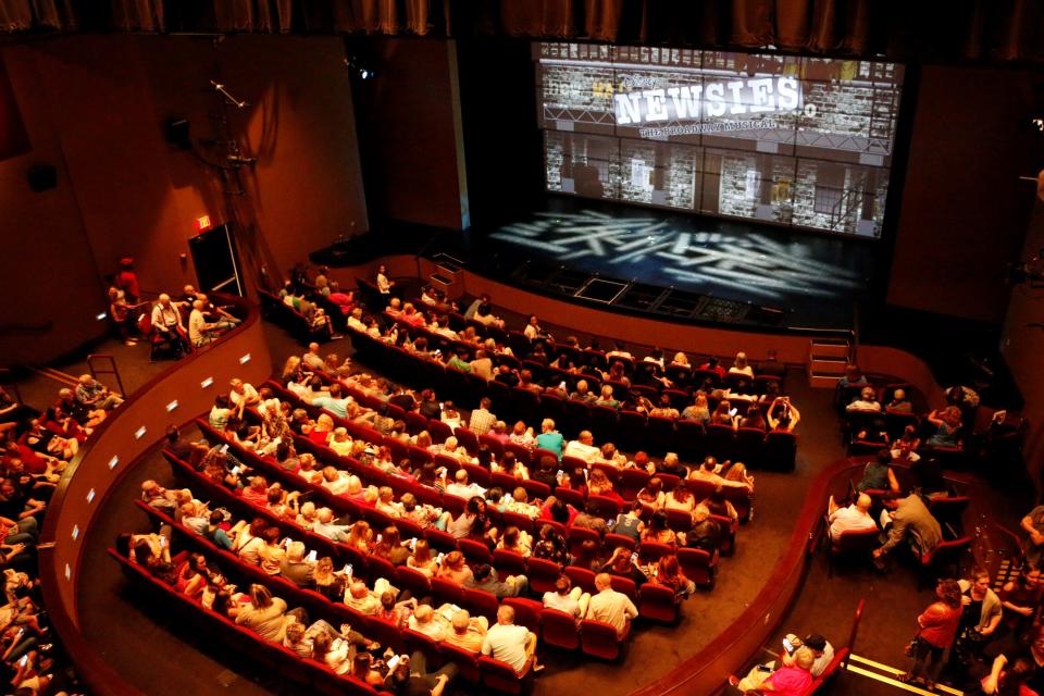 Stone Hall is the main theater inside the Manatee Performing Arts Center, where the Manatee Players presents large-scale musicals.