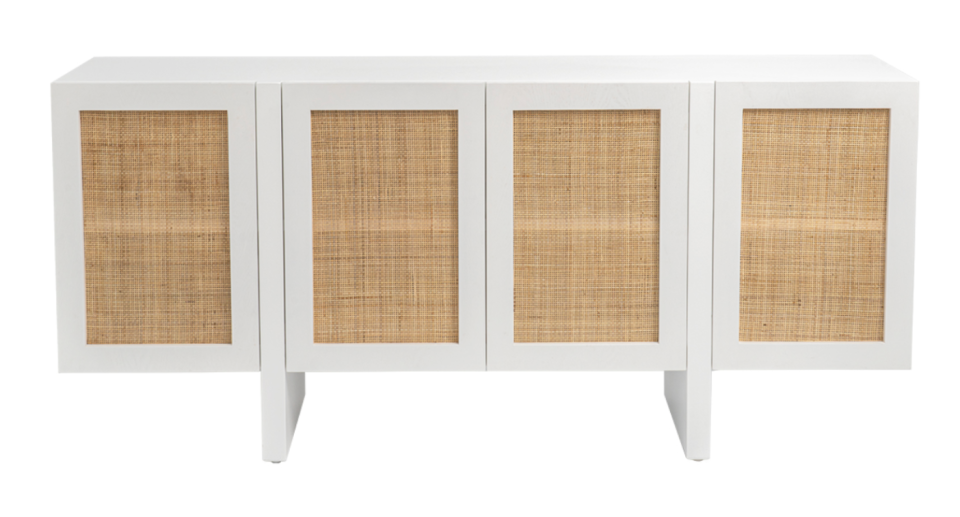 Kmart rattan furniture hack Fleetwood Rattan Buffet – White