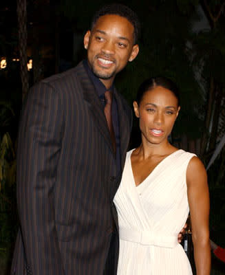 Will Smith and Jada Pinkett-Smith at the Hollywood premiere of Universal Pictures' Ray