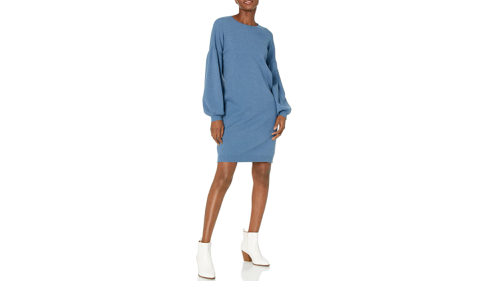 Aiko Puff Sleeve Sweater Dress (Photo: Amazon)