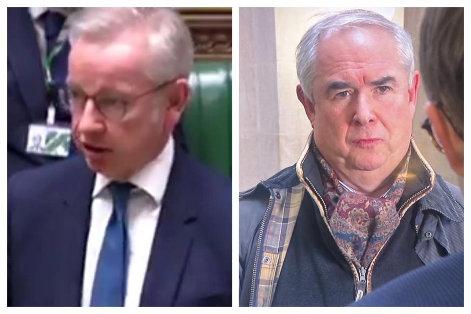 Michael Gove and Geoffrey Cox