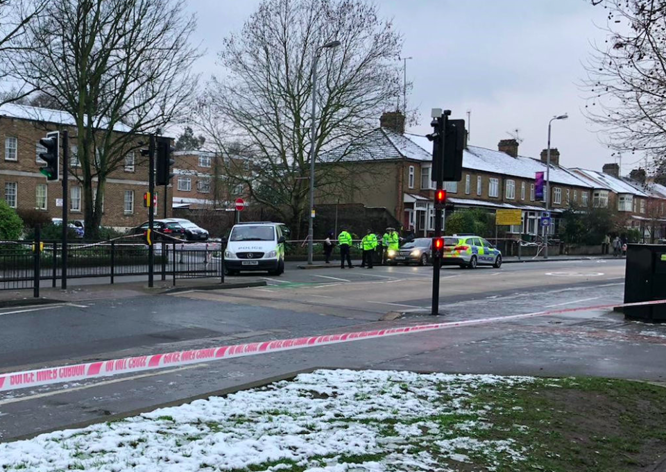 <em>A 21-year-old woman has died after being hit by a police car responding to a 999 call in east London (PA)</em>