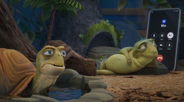 <p>Courtesy of Netflix</p> Squirtle the Turtle and Leo in 'Leo'