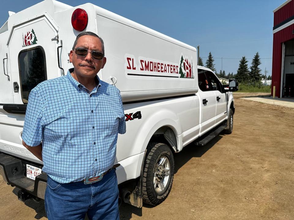 Andrew Cardinal, business manager for the Saddle Lake Smoke Eaters, said wildland firefighters have stressful jobs, especially this year.