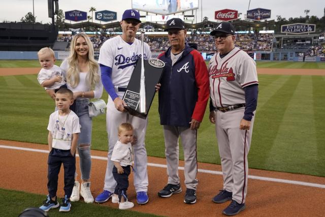 Braves' Freddie Freeman shows off his world-championship smile