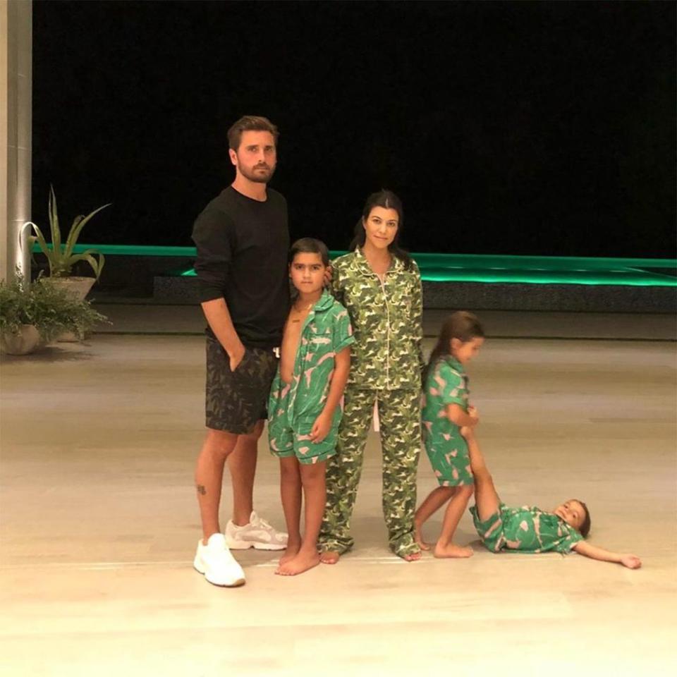 Kourtney Kardashian and Scott Disick with their kids | Kourtney Kardashian/Instagram