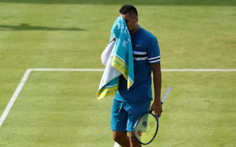 Tennis - ATP 500 - Fever-Tree Championships - The Queen's Club, London, Britain - June 19, 2018 Australia's Nick Kyrgios during his first round match against Great Britain's Andy Murra - Credit: Action Images 