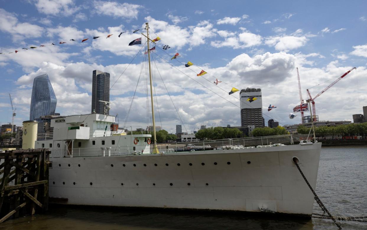 HMS Wellington is Britain's last surviving escort ship of its era