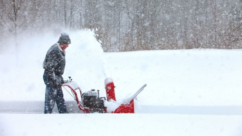 Credit:                      Getty Images / diane39                                             Dust off your snow blower, start it up, and then run it for a while, because proper prep for a snowstorm in advance can make your snow clearing easier, faster, and less backbreaking.