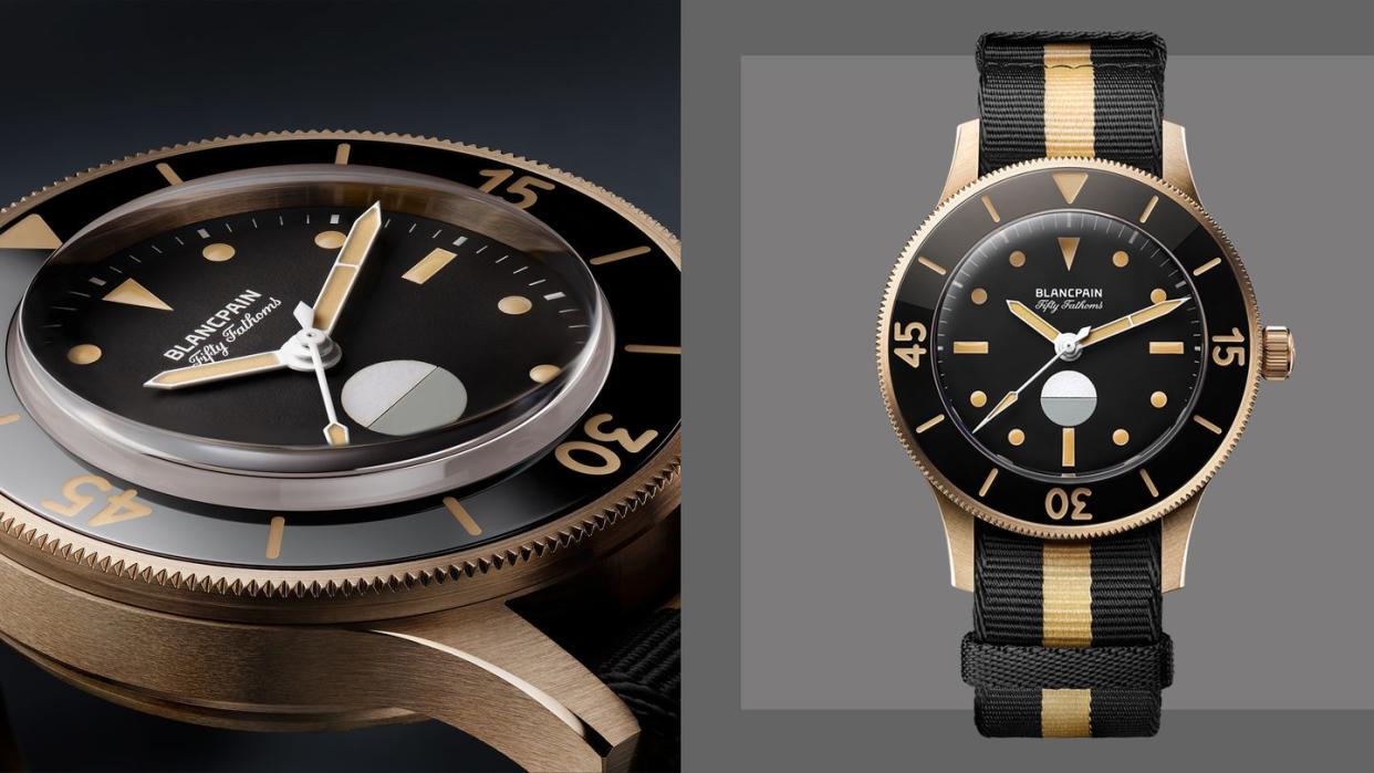 blancpain 70th anniversary fifty fathoms watch