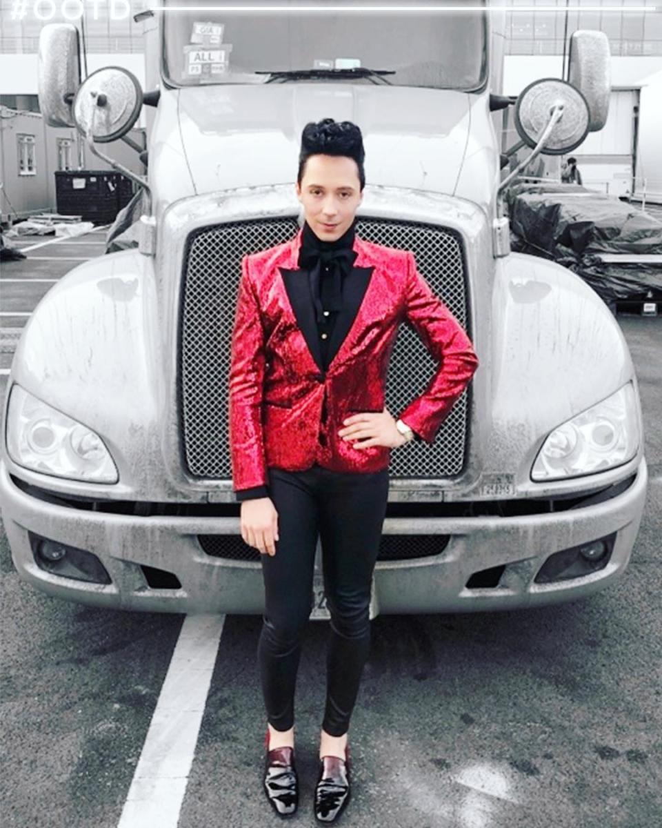 <p>Photo via Instagram/johnnygweir </p>