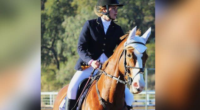 Serena was an interschool national showjumping champion in 2015. Photo: Facebook/ Serena Stanley