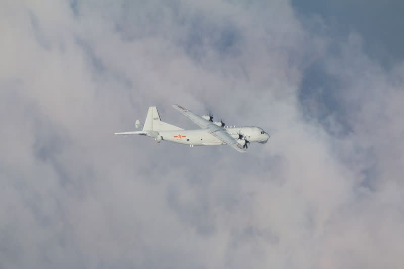 ▲國防部證實，今（30）日有一架共軍的運-8反潛機侵入我西南空域。（圖／國防部提供）