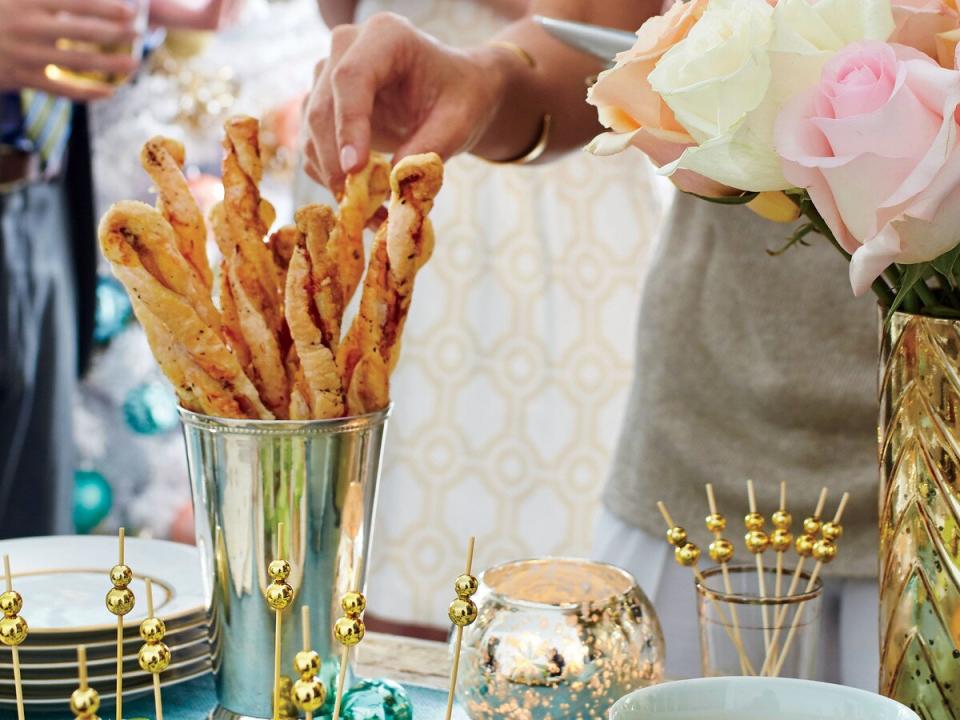 Prosciutto-and-Manchego Cheese Straws