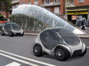 A tiny revolutionary fold-up car designed in Spain's Basque country as the answer to urban stress and pollution is hitting European cities this year.