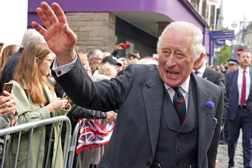 King Charles III and Camilla Queen Consort grant city status on the city of Dunfermline, Scotland