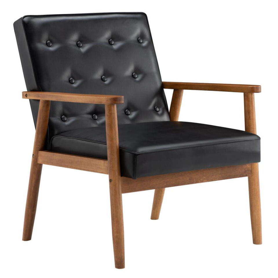 <p><a href="https://go.redirectingat.com?id=74968X1596630&url=https%3A%2F%2Fwww.walmart.com%2Fip%2FKtaxon-Mid-Century-Accent-Chair-Wood-Frame-Armchair-Single-sofa-with-Faux-PU-Leather-29-53-x-27-17-x-33-07-inch-Black%2F656293970&sref=https%3A%2F%2Fwww.housebeautiful.com%2Fshopping%2Fbest-stores%2Fg43482617%2Fwalmart-furniture-sale%2F" rel="nofollow noopener" target="_blank" data-ylk="slk:Shop Now;elm:context_link;itc:0;sec:content-canvas" class="link ">Shop Now</a></p><p>Mid-Century Accent Chair</p><p>walmart.com</p><p>$109.99</p>