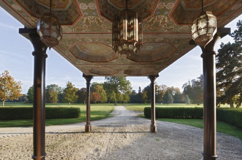 a large ornate archway