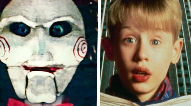 Do you see a resemblance between Jigsaw and Kevin McCallister? (Photo: Lionsgate; The LIFE Picture Collection/Getty Images)