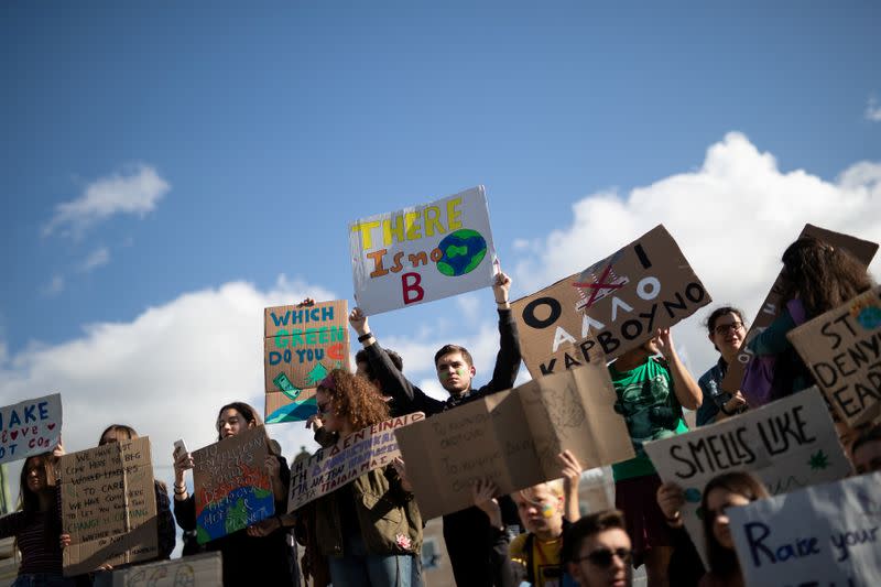 Global Climate Strike of the Fridays for Future movement in Athens