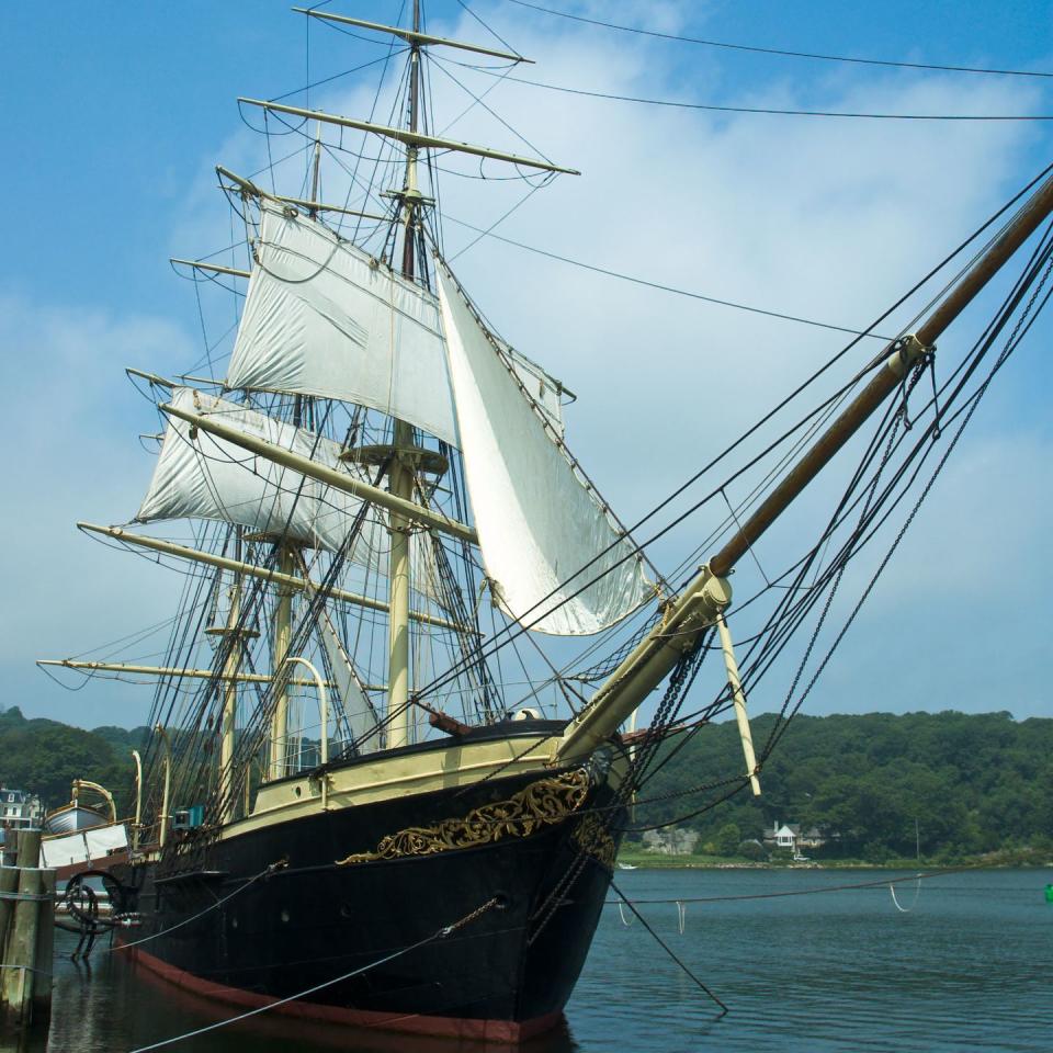 <p>The charming <a href="https://www.mysticseaport.org/" rel="nofollow noopener" target="_blank" data-ylk="slk:Mystic Seaport;elm:context_link;itc:0;sec:content-canvas" class="link ">Mystic Seaport</a> is a living history museum, portraying life in a 19th-century New England seafaring village. Watch artisans make wood barrels and iron whaling tools, and work to restore a large 60-year-old wooden ship. Kids can also build a wooden toy boat to take home — souvenirs, done. </p>
