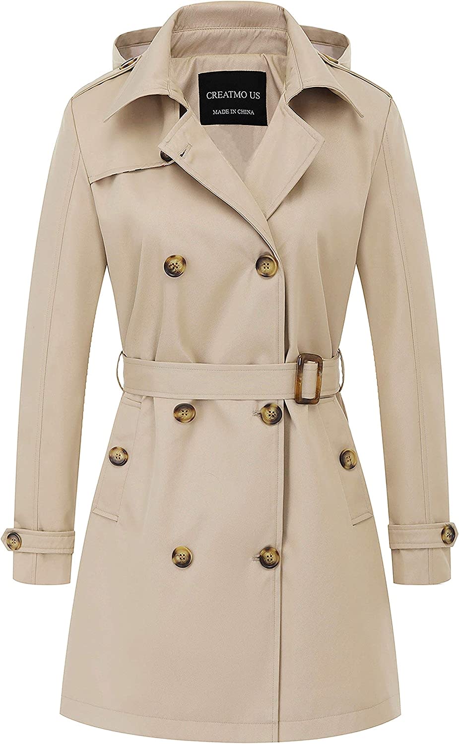 Creatmo US Women's Trench Coat. Image via Amazon.