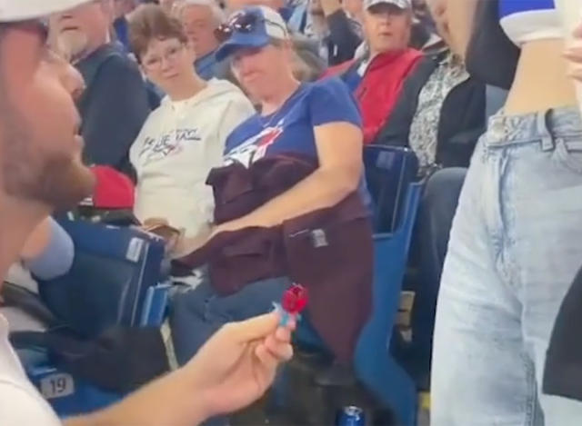 Did a Fenway marriage proposal go horribly awry Sunday night