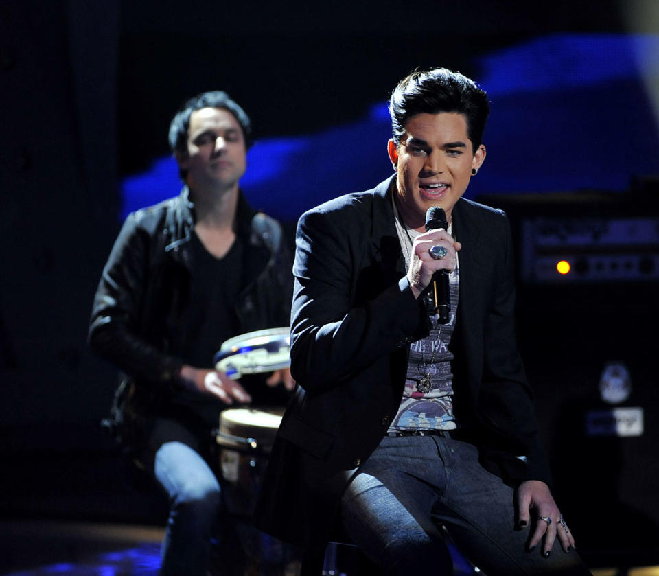 Adam performs "Aftermath" on "American Idol."