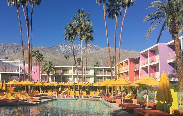 The Saguaro is the most colourful hotel in town. Photo: Erin Van Der Meer