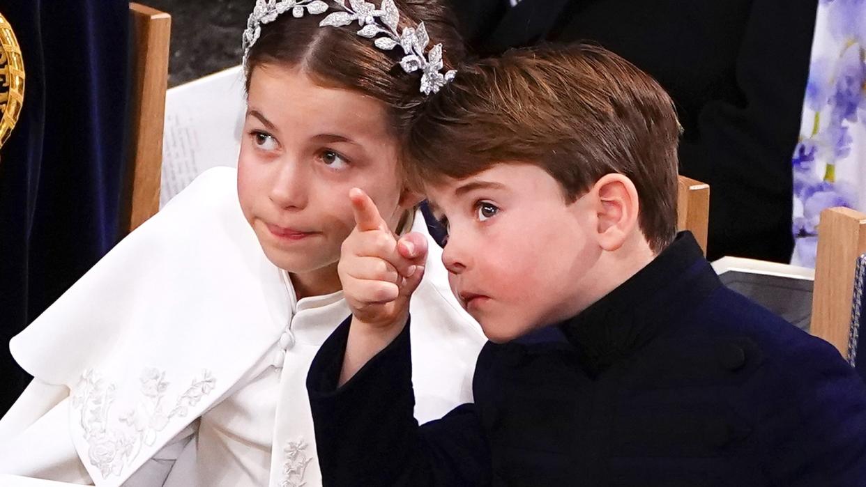  Prince Louis and Princess Charlotte's encounter Joan Collins. 