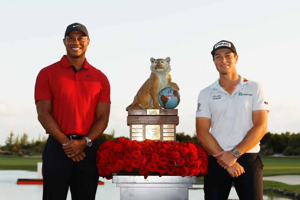 Host Tiger Woods at the 2022 Hero World Challenge at Albany Golf Course.