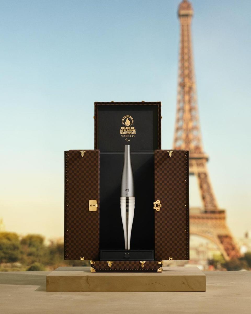 2024巴黎奧運會亮點：Louis Vuitton設計火炬行李箱！圖片來源：LVMH
