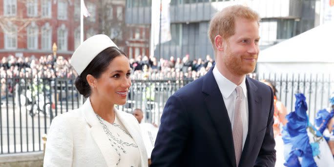 Meghan Markle and Prince Harry. Image via Getty Images.