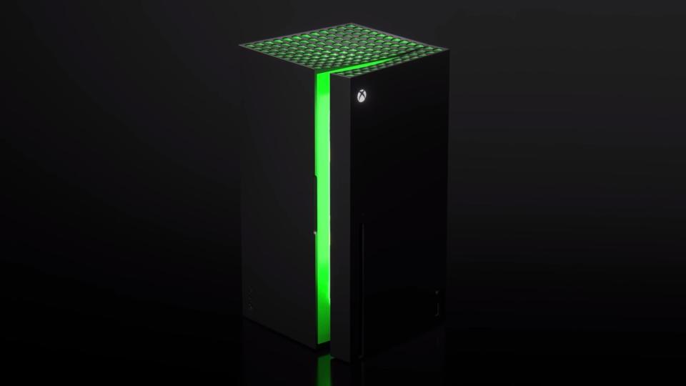 A glimpse at the open Xbox Mini Fridge